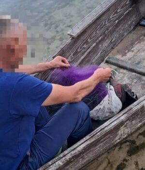 У-Шацькому-нацпарку-спіймали-чоловіка,-який-хотів-розставляти-браконьєрські-сітки.-ФОТО