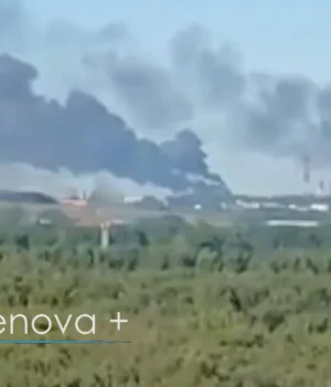 Військові-за-допомогою-дронів-fp-1-уразили-Ярославський-НПЗ-–-fire-point