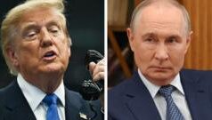 Путін та Трамп обговорили врегулювання війни в Україні під час телефонної розмови Путін-і-Трамп-поговорили-після-поїздки-представників-президента-США-до-Москви-та-Києва-Про-що.