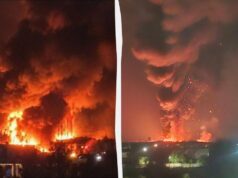 Під Гостомелем спалахнула величезна пожежа після атаки дронів Під-Гостомелем-спалахнула-величезна-пожежа-після-атаки-дронів