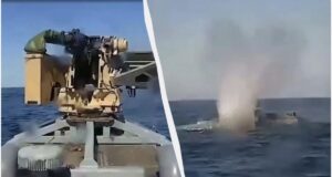 Перший в історії бій морських дронів: український Sargan знищив російський катер Перший-в-історії-бій-морських-дронів:-український-sargan-знищив-російський-катер