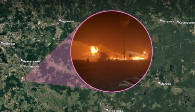 Сили оборони знищили складський комплекс у Підмосков’ї за допомогою дронів Сили-оборони-знищили-дронами-складський-комплекс-у-Підмосков’ї-–-fire-point