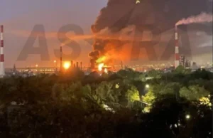 Пожежа на Куйбишевському НПЗ у Самарі після нічної атаки У-самарі-після-атаки-горить-один-із-найбільших-у-регіоні-Куйбишевський-НПЗ-–-astra