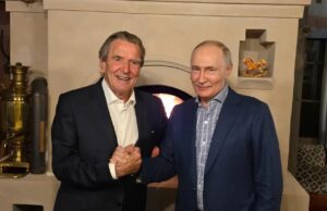 Ґергард Шредер відвідав Москву на день народження Володимира Путіна Путін запросив Шредера додому на День народження