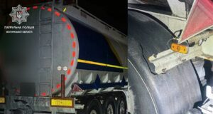 Поблизу Луцька водій в’їхав вантажівкою в огорожу і втік, його розшукали патрульні Поблизу-Луцька-водій-в’їхав-вантажівкою-в-огорожу-і-втік,-його-розшукали-патрульні