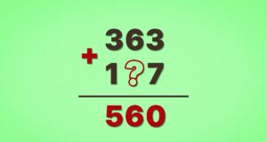 363 + 1?7 = 560: яку цифру приховано в математичній головоломці 363-+-1?7-=-560:-яку-цифру-приховано-в-математичній-головоломці
