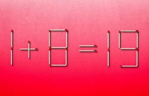 1 + 8 = 19: який сірник треба переставити, щоб рівність стала правильною 1-+-8-=-19:-який-сірник-треба-переставити,-щоб-рівність-стала-правильною