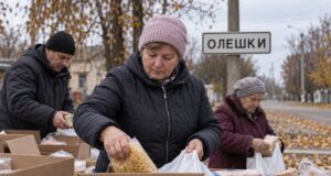 Українські військові доставили гуманітарну допомогу в Олешки Мешканцям Олешок доставили ще 4 тонни гуманітарної допомоги