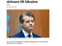 Норвезький депутат нелегально ввіз дрони в Україну, після чого уряд змінив закон Норвезький депутат нелегально ввіз дрони в Україну, після чого уряд змінив закон