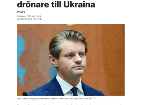 Норвезький депутат нелегально ввіз дрони в Україну, після чого уряд змінив закон Норвезький депутат нелегально ввіз дрони в Україну, після чого уряд змінив закон