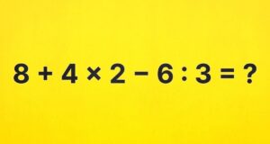 Скільки буде 8 + 4 × 2 − 6 : 3: математичний приклад із чотирма... Скільки-буде-8-+-4-×-2-−-6-:-3:-математичний-приклад-із-чотирма.